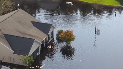Aerial-Shot-Over-A-Flooded-Neighborhood-In-South-Carolina-In-The-Aftermath-Of-Hurricane-Florence-1