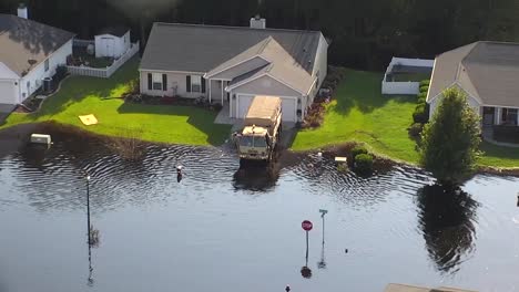 Aerial-Shot-Over-A-Flooded-Neighborhood-In-South-Carolina-In-The-Aftermath-Of-Hurricane-Florence-2