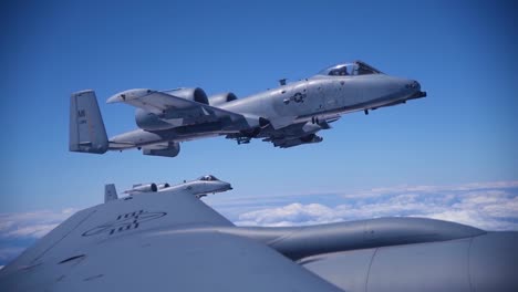 A10'S-And-F16'S-In-Flight-Air-To-Air-Aerial-1