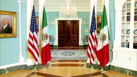 El-Secretario-De-Estado-De-Estados-Unidos,-Mike-Pompeo,-Se-Reúne-Con-El-Secretario-De-Relaciones-Exteriores-Mexicano,-Luis-Videgaray-Caso-De-México