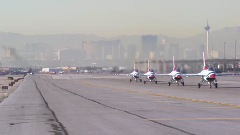 The-United-States-Air-Force-Thunderbirds-Demonstration-Squadron-Prepares-For-An-Airshow-2