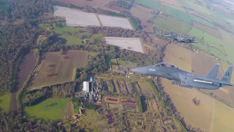 Im-Cockpit-Eines-Amerikanischen-F15-Kampfflugzeugs,-Das-über-Cambridge-England-Vereinigtes-Königreich-Fliegt