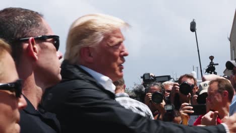 President-Trump-And-Melania-Trump-Visit-Puerto-Rico-2019