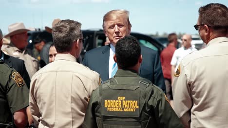 President-Trump-Visits-The-Border-Wall-In-Calexico-California-2019