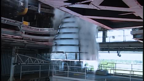 Testing-Of-The-Rs-25-Hot-Fire-Engine-At-Nasa\'S-Stennis-Espacio-Center-2016