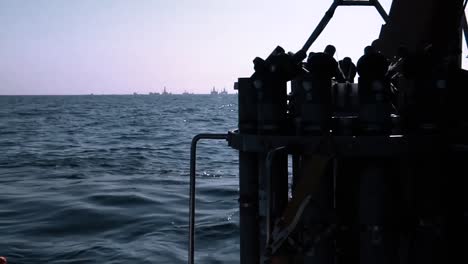 The-Crew-On-The-Noaa-Ship-Thomas-Jefferson-Conducting-Oceanographic-Observations-In-The-Gulf-Of-Mexico-As-Day-Turns-To-Night-As-Part-Of-The-Deepwater-Horizon-Bp/Gulf-Oil-Spill-Response