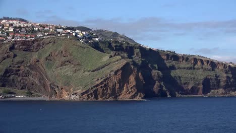 Madeira-Cliffs-From-Ship