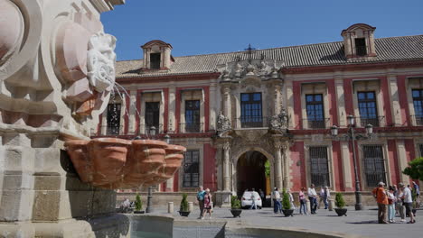 Seville-Fountain-And-Archbishops-Palace