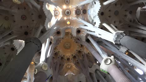 Spain-Barcelona-Sagrada-Familia-Interior-Dome