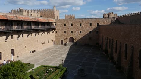 Spain-Siguenza-Castle-Looking-Down-On-Courtyard