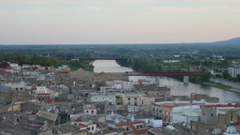Spain-Tortosa-City-In-Twilight