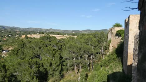Spain-Tortosa-View-Beyond-Fortress-Walls