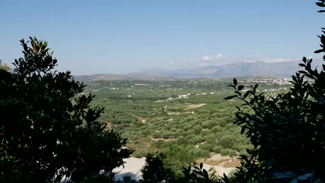 Greece-Crete-Landscape-View-With-Trees