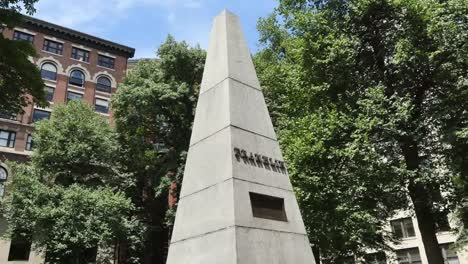 USA-Boston-Franklin-Familiendenkmal-Family