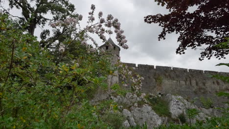 Irland-Cahir-Schlossmauer