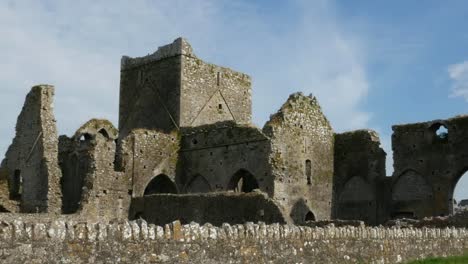 Ireland-Cashel-Hore-Abbey-View-Of-Ruins-Zoom-Out