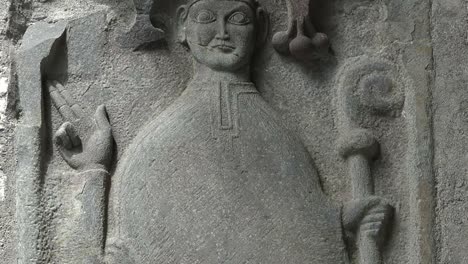 Ireland-Corcomroe-Abbey-Carving-Of-Churchman-Tilt-Up