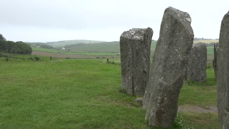 Ireland-County-Cork-Drombeg-Stone-Circle-With-Man