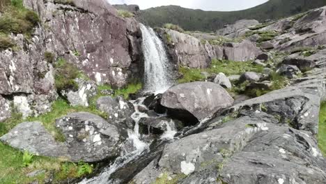 Ireland-Dingle-Peninsula-Waterfall-And-Stream-In-Sun