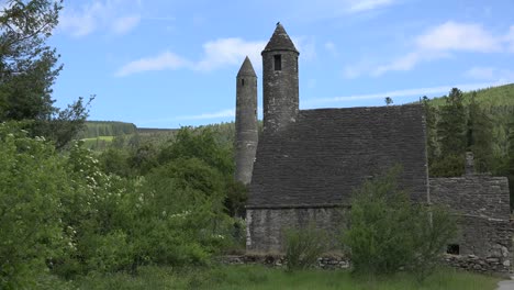 Ireland-Glendalough-St-Kevins-Church-And-Round-Tower