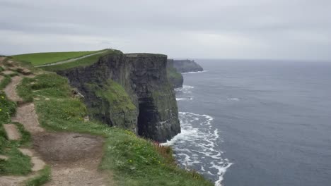 Ireland-County-Clare-Cliffs-Of-Moher-Edged-By-Path