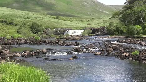 Ireland-County-Mayo-Waterfall-And-Stream-Zoom-Out