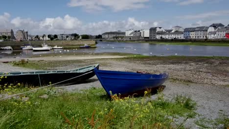Ireland-Galway-City-Boats-Along-Bay-Shore