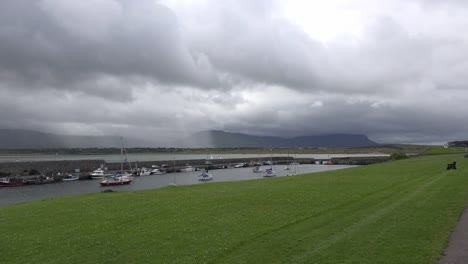 Ireland-Mullaghmore-Rain-Over-Ben-Bulbin-Time-Lapse-