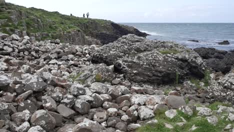 Northern-Ireland-Giants-Causeway-Lichen-Crusted-Rocks