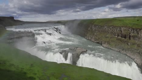 Iceland-Gullfoss-Waterfall-Double-Fall-View