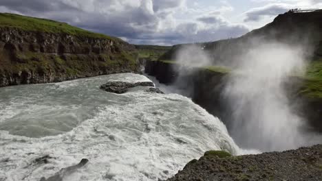 Iceland-Gullfoss-Waterfall-Over-Edge