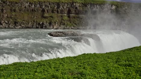 Iceland-Gullfoss-Waterfall-Water-Over-Edge