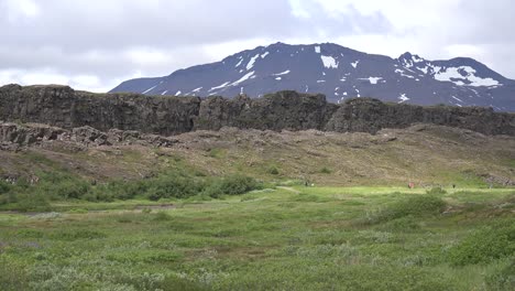 Iceland-Pingvellir-Fault-Scarp-On-Plate-Boundary