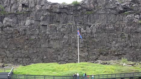 Iceland-Pingvellir-Law-Rock-At-Volcanic-Rift