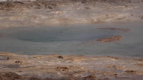 Island-Geysir-Ausbruchsblase