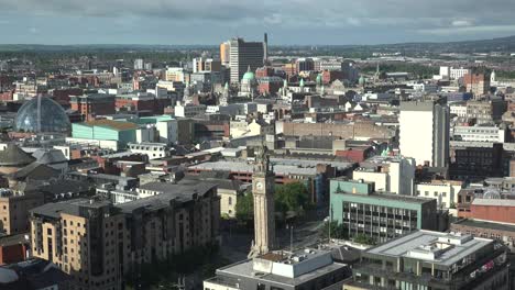 Nordirland-Belfast-City-View-Albert-Memorial-Clock-Und-Victoria-Square