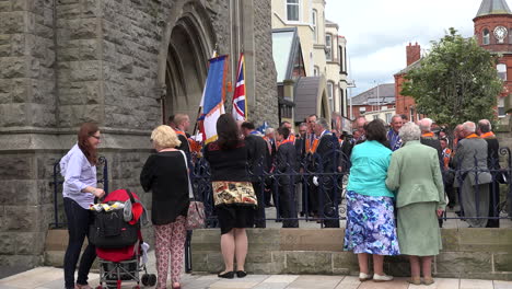 Northern-Ireland-Orangemen-Entering-Presbyterian-Church-