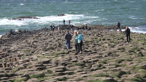 Northern-Ireland-Basalt-Columns-Descending-To-Sea-At-Giants-Causeway