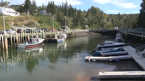 Kanada-Bay-Of-Fundy-Halls-Hafen-Flut-Ebbe-Zeitraffer-1-Minute