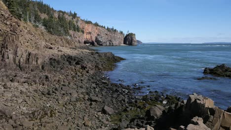 Canada-Bay-Of-Fundy-Tide-Ebb-High-To-Mid-To-Low-Fades