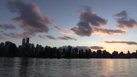 Canada-Vancouver-In-Evening-Time-Lapse