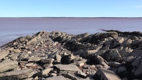 Canada-Looking-From-Rocks-Over-Bay-Of-Fundy