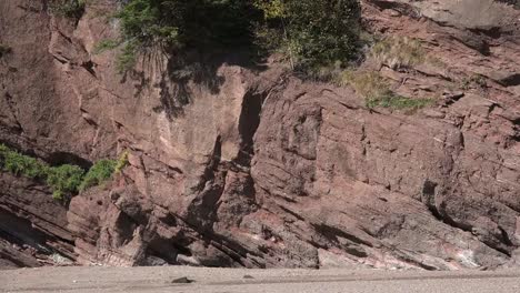 Canada-Strata-Are-Evident-In-Cliffs-At-Hopewell-Rocks