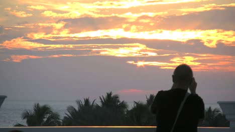 Florida-Key-West-Man-Watching-Sunset