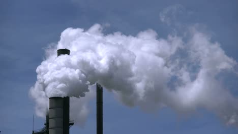Smokestack-Steam-Cloud-Floats-To-Right