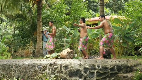Amerikanisch-samoa-Tanzvorstellung