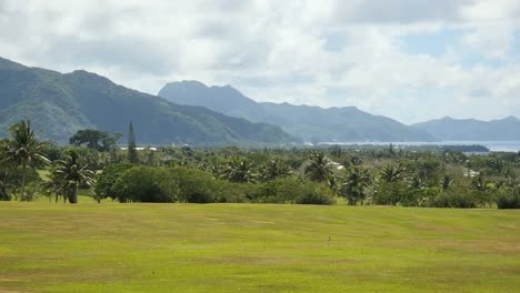 Golfplatz-In-Amerikanisch-Samoa-Und-Küstenblick