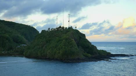Amerikanisch-samoa-Telekommunikation-Auf-Hügel