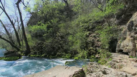 Missouri-Current-River-At-Big-Spring-With-Rocks