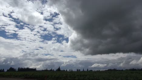 Oregon-Dunkle-Wolken-Zeitraffer
